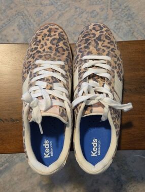 Keds-Revival Leopard Suede Lace-Up